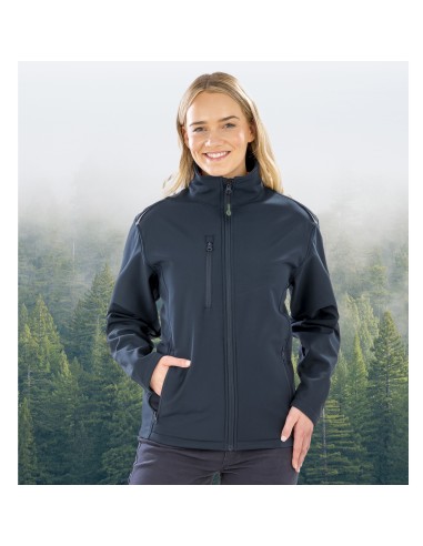RES-R900F-Womens Recycled 3-Layer Printable Softshell Jacket